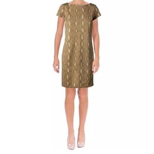 Ralph Lauren Snakeskin Pattern Dress